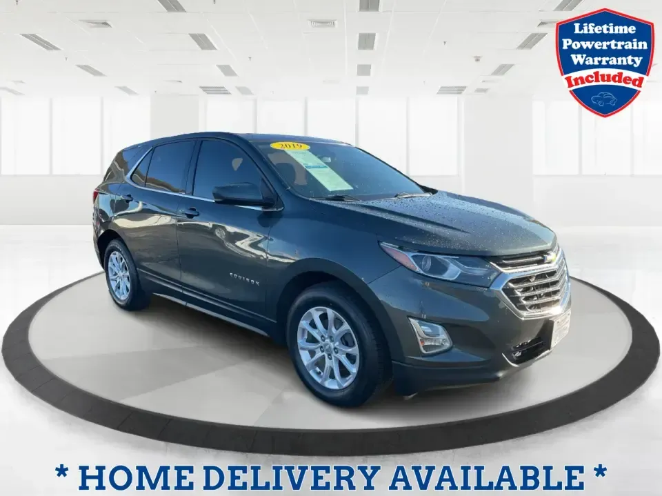 2019 Chevrolet Equinox LT 2WD (3GNAXKEV7KS) with an 1.5L L4 DIR DOHC 16V TURBO engine, 6A transmission, located at 8750 N County Rd 25A, Piqua, OH, 45356, (937) 908-9800, 40.164391, -84.232513 - Whether you're juggling school drop-offs, commuting down I-75, or planning a weekend escape to Indian Lake, this 2019 Chevrolet Equinox LT 2WD is the kind of practical SUV that fits real-life Ohio driving. With comfortable seating for five, strong fuel economy, and everyday versatility, it's a smart - Photo#0