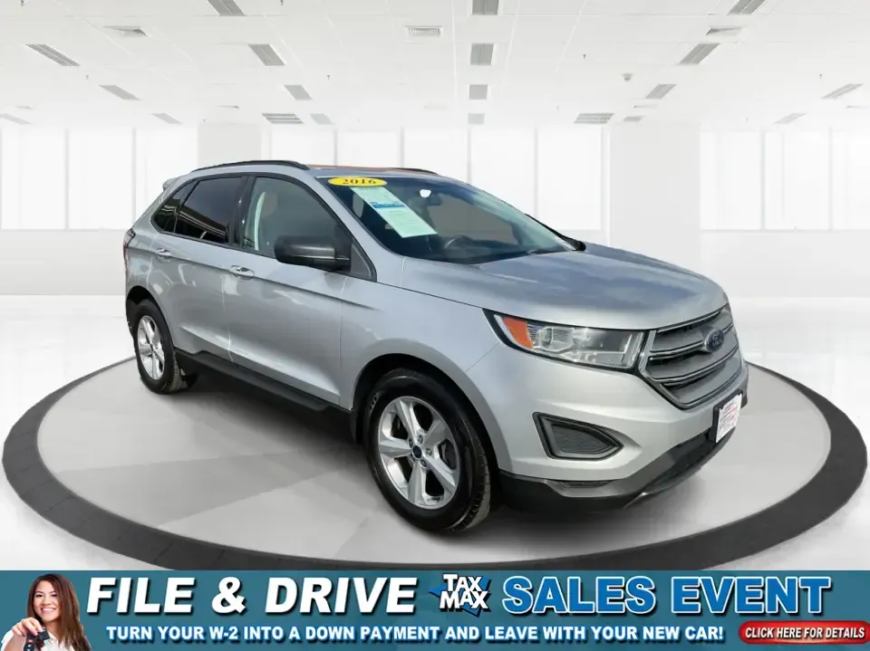 2016 Ford Edge SE (2FMPK4G9XGB) with an EcoBoost 2L I-4 gasoline direct injection engine, 6A transmission, located at 1099 N County Rd 25A , Troy, OH, 45373, (937) 908-9800, 40.057079, -84.212883 - Rev up your lifestyle with the perfect blend of style, comfort, and utility that the 2016 Ford Edge SE offers! If you're looking for a reliable SUV that seamlessly fits into your busy life-whether it's taking the kids to school, embarking on family adventures, or handling your daily commute-this veh - Photo#0