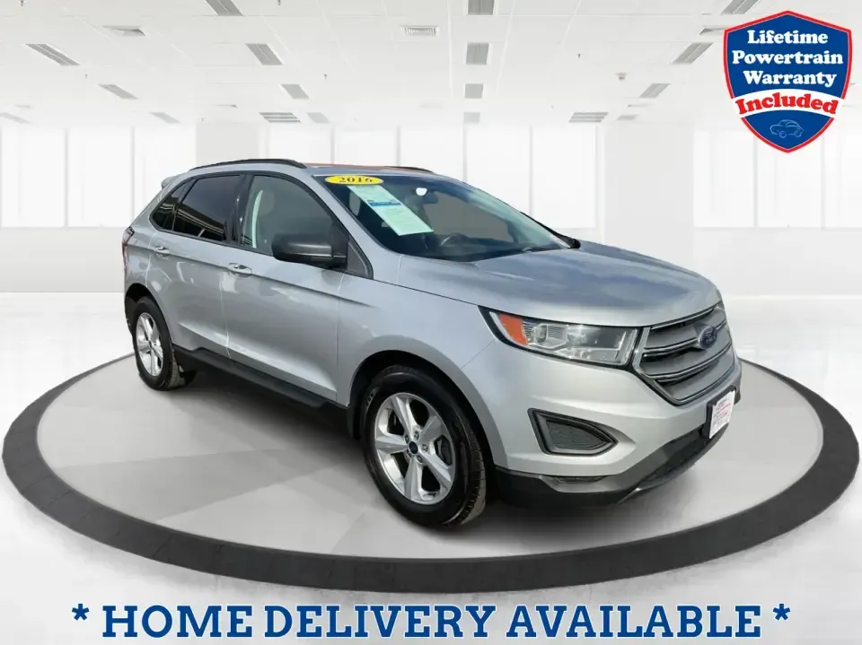 2016 Ford Edge SE (2FMPK4G9XGB) with an EcoBoost 2L I-4 gasoline direct injection engine, 6A transmission, located at 1099 N County Rd 25A , Troy, OH, 45373, (937) 908-9800, 40.057079, -84.212883 - Rev up your lifestyle with the perfect blend of style, comfort, and utility that the 2016 Ford Edge SE offers! If you're looking for a reliable SUV that seamlessly fits into your busy life-whether it's taking the kids to school, embarking on family adventures, or handling your daily commute-this veh - Photo#0