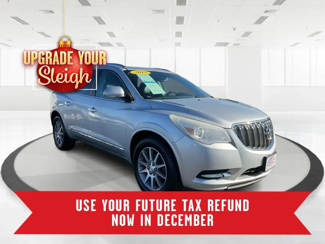 2015 Buick Enclave Leather (5GAKRBKD3FJ) with an 3.6L V-6 gasoline direct injection engine, located at 1230 East Main St, Xenia, OH, 45385, (937) 908-9800, 39.688026, -83.910172 - **Discover Your Next Adventure with the 2015 Buick Enclave at Advantage Car and Credit - Piqua!**<br /> <br /> Are you ready to elevate your family adventures or daily commutes? The 2015 Buick Enclave is the perfect vehicle for growing families and weekend explorers alike. With its spacious interior - Photo#0