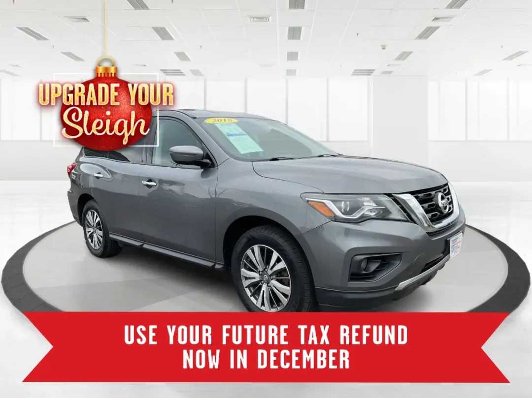 2018 Nissan Pathfinder SV (5N1DR2MM1JC) with an 3.5L V-6 gasoline direct injection engine, located at 880 E. National Road, Vandalia, OH, 45377, (937) 908-9800, 39.891918, -84.183594 - Are you ready to elevate your family adventures or weekend getaways? Look no further than the 2018 Nissan Pathfinder SV, available now at Advantage Car and Credit in Vandalia, OH. Perfectly designed for growing families, this spacious SUV is not only a reliable daily driver but also an ideal compani - Photo#0