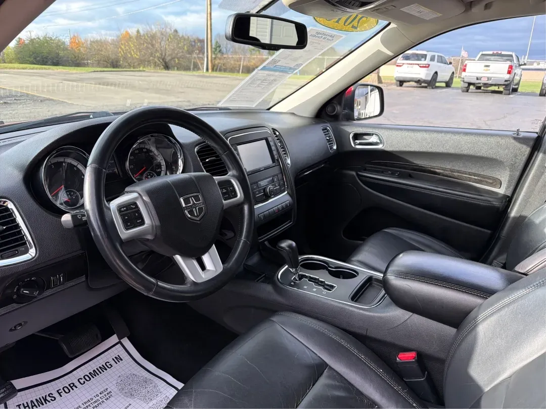 2013 Dodge Durango Crew (1C4RDJDG4DC) with an Other engine, located at 1230 East Main St, Xenia, OH, 45385, (937) 908-9800, 39.688026, -83.910172 - Are you ready to elevate your family adventures or tackle your daily commute with unparalleled ease? Look no further than this stunning 2013 Dodge Durango Crew, now available at Advantage Car and Credit in New Carlisle, OH. Perfect for growing families and those who love weekend getaways, this SUV n - Photo#9