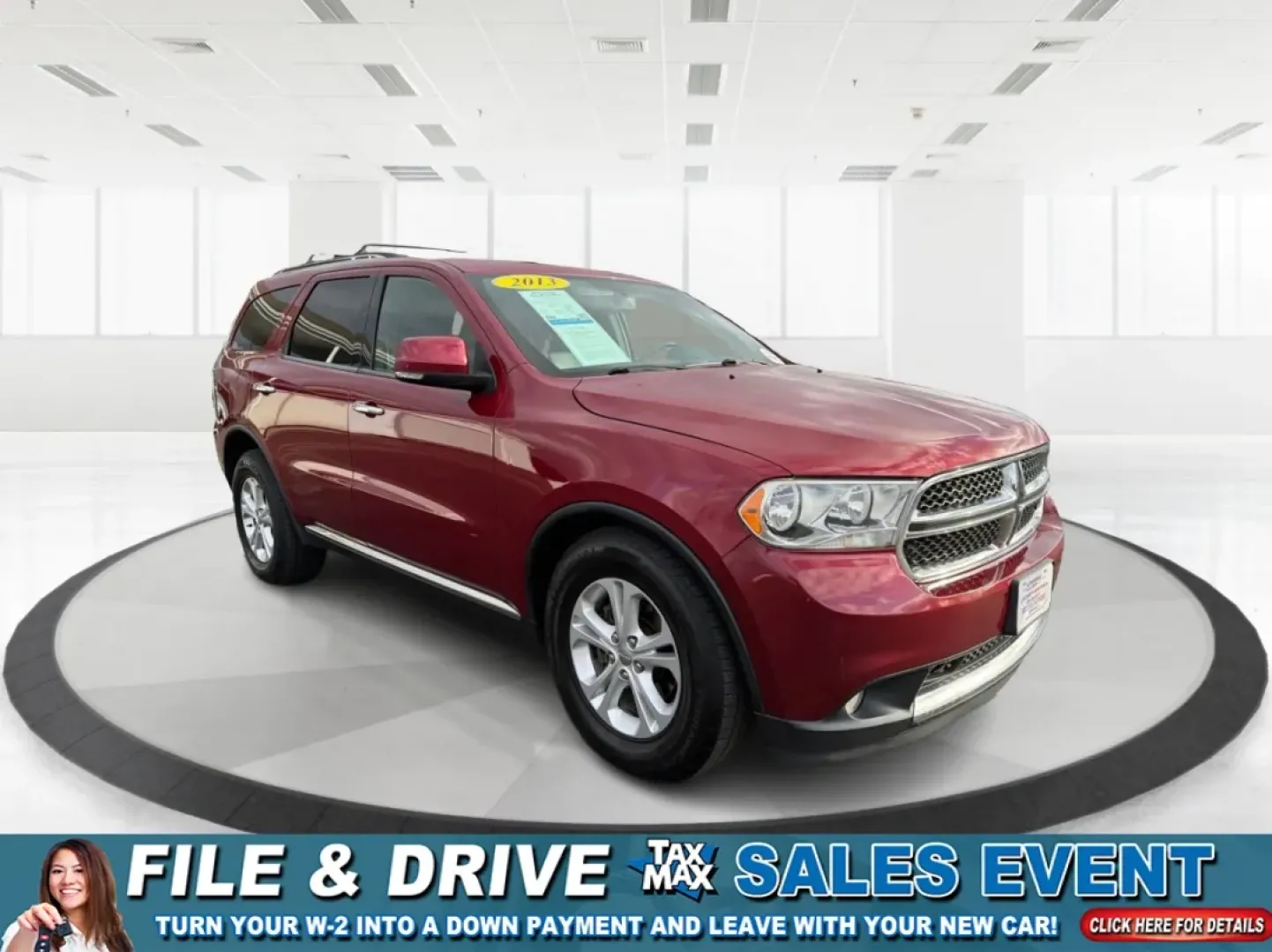 2013 Dodge Durango Crew (1C4RDJDG4DC) with an Other engine, located at 401 Woodman Dr, Riverside, OH, 45431, (937) 908-9800, 39.760899, -84.123421 - Third Row - Photo#0