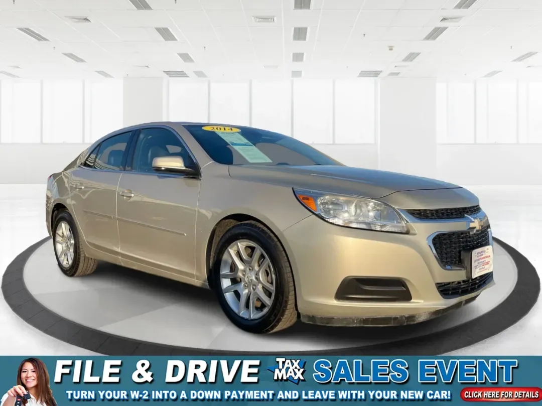 2014 Chevrolet Malibu 1LT (1G11C5SL7EF) with an ECOTEC 2.5L I-4 gasoline direct injection engine, located at 1230 East Main St, Xenia, OH, 45385, (937) 908-9800, 39.688026, -83.910172 - 2014 Chevrolet Malibu 1LT - Photo#0