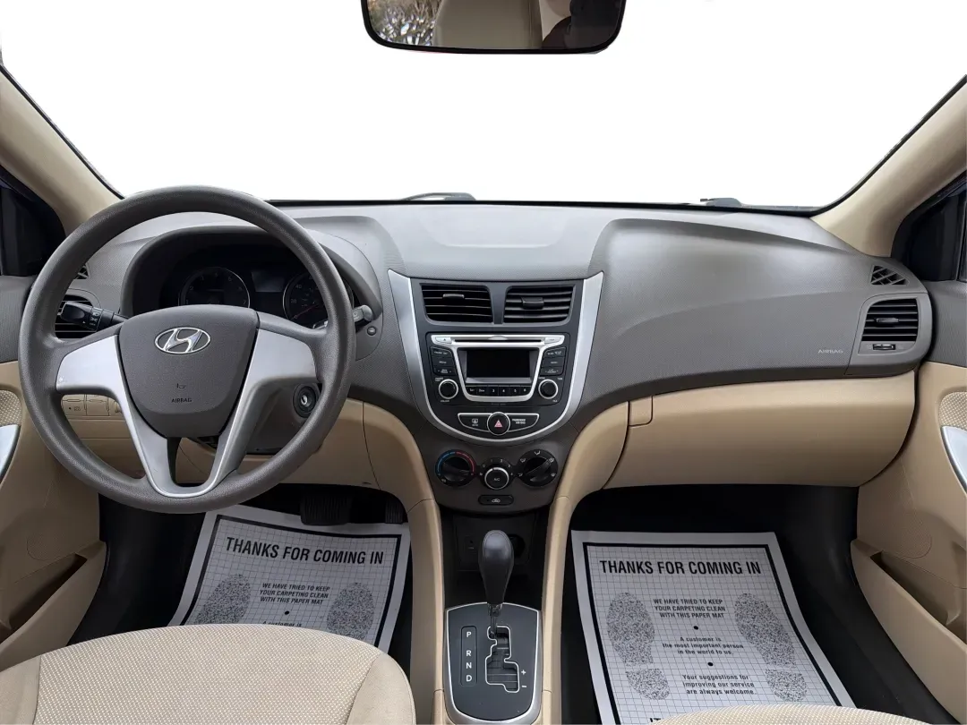 2014 Hyundai Accent GLS (KMHCT4AE6EU) with an 1.6L I-4 gasoline direct injection engine, located at 4508 South Dixie Dr, Moraine, OH, 45439, (937) 908-9800, 39.689976, -84.218452 - Discover the perfect blend of reliability and style with the 2014 Hyundai Accent GLS, an exceptional sedan ideally suited for budget-conscious buyers and those embarking on new journeys. Whether you're navigating the bustling streets of Moraine, OH, or taking a scenic drive through nearby Dayton, th - Photo#17