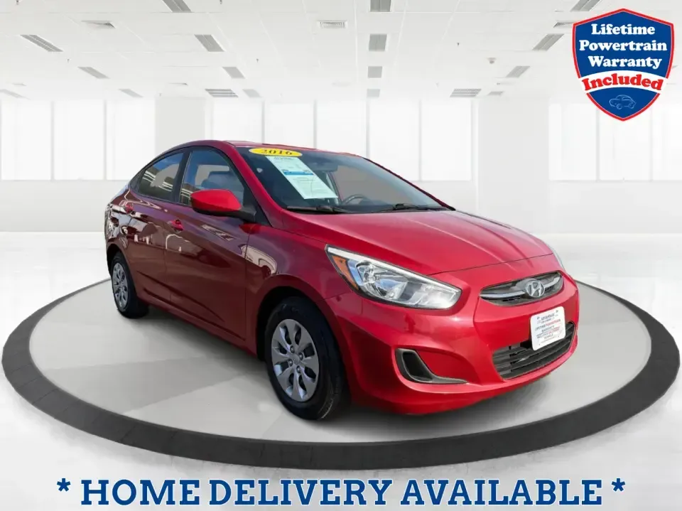 2016 Hyundai Accent SE (KMHCT4AE7GU) with an 1.6L I-4 gasoline direct injection engine, 6A transmission, located at 880 E. National Road, Vandalia, OH, 45377, (937) 908-9800, 39.891918, -84.183594 - Need a smart, budget-friendly commuter that still feels comfortable for everyday life around Vandalia and the Dayton area? This **2016 Hyundai Accent SE** in **Boston Red Metallic** is a practical sedan for busy schedules-perfect for the daily run up **I75**, quick errands along **E. National Road** - Photo#0