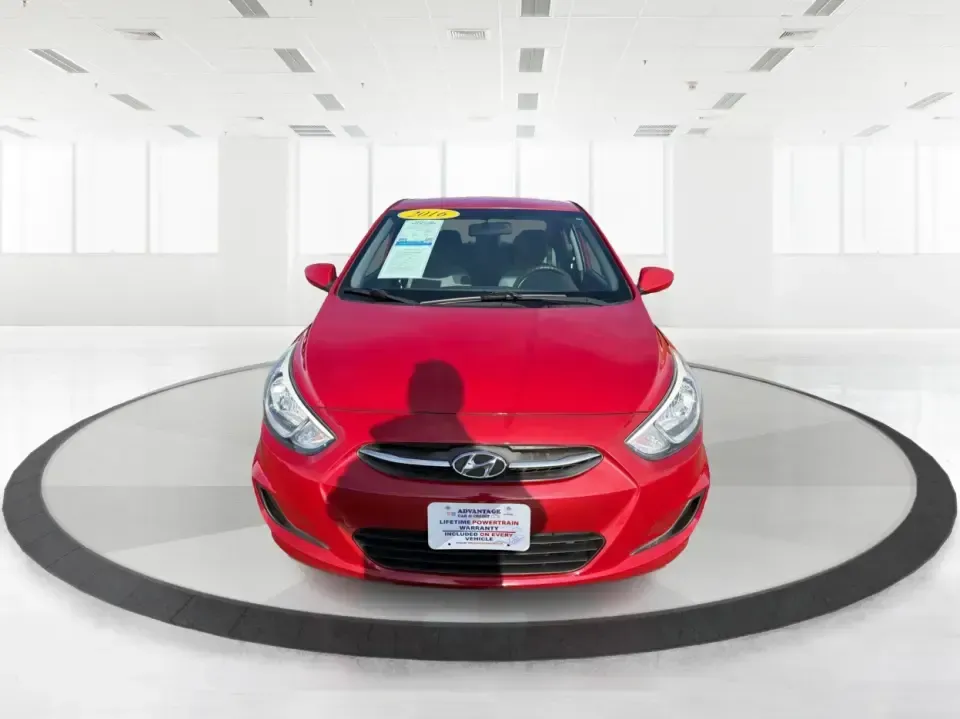 2016 Hyundai Accent SE (KMHCT4AE7GU) with an 1.6L I-4 gasoline direct injection engine, 6A transmission, located at 880 E. National Road, Vandalia, OH, 45377, (937) 908-9800, 39.891918, -84.183594 - Need a smart, budget-friendly commuter that still feels comfortable for everyday life around Vandalia and the Dayton area? This **2016 Hyundai Accent SE** in **Boston Red Metallic** is a practical sedan for busy schedules-perfect for the daily run up **I75**, quick errands along **E. National Road** - Photo#7