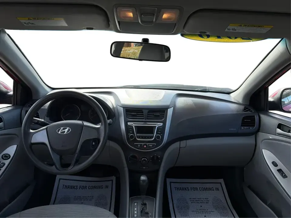 2016 Hyundai Accent SE (KMHCT4AE7GU) with an 1.6L I-4 gasoline direct injection engine, 6A transmission, located at 880 E. National Road, Vandalia, OH, 45377, (937) 908-9800, 39.891918, -84.183594 - Need a smart, budget-friendly commuter that still feels comfortable for everyday life around Vandalia and the Dayton area? This **2016 Hyundai Accent SE** in **Boston Red Metallic** is a practical sedan for busy schedules-perfect for the daily run up **I75**, quick errands along **E. National Road** - Photo#18