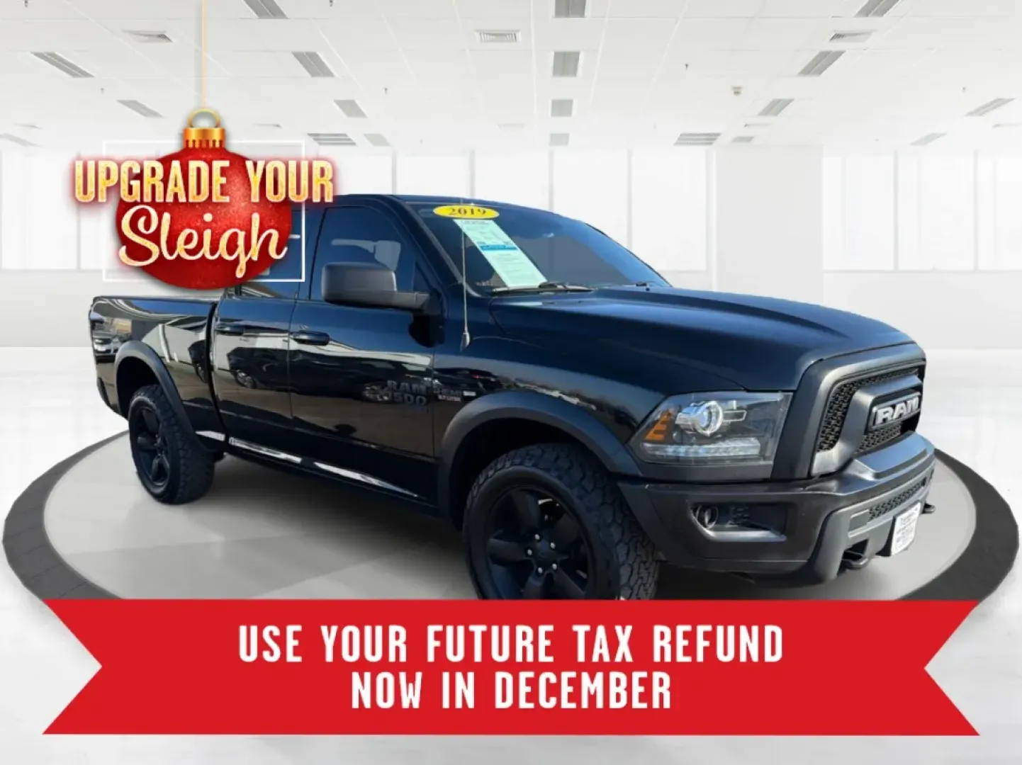 2019 Ram 1500 Warlock Quad Cab 4x4 6'4 Box (1C6RR7GT7KS) with an Other engine, located at 880 E. National Road, Vandalia, OH, 45377, (937) 908-9800, 39.891918, -84.183594 - **Unleash Your Adventures with the 2019 Ram 1500 Warlock Quad Cab 4x4!**<br /> <br /> Are you in search of the perfect truck to elevate your weekend adventures or tackle your weekday commutes? Look no further! The 2019 Ram 1500 Warlock Quad Cab 4x4 is designed to handle anything from family outings - Photo#0