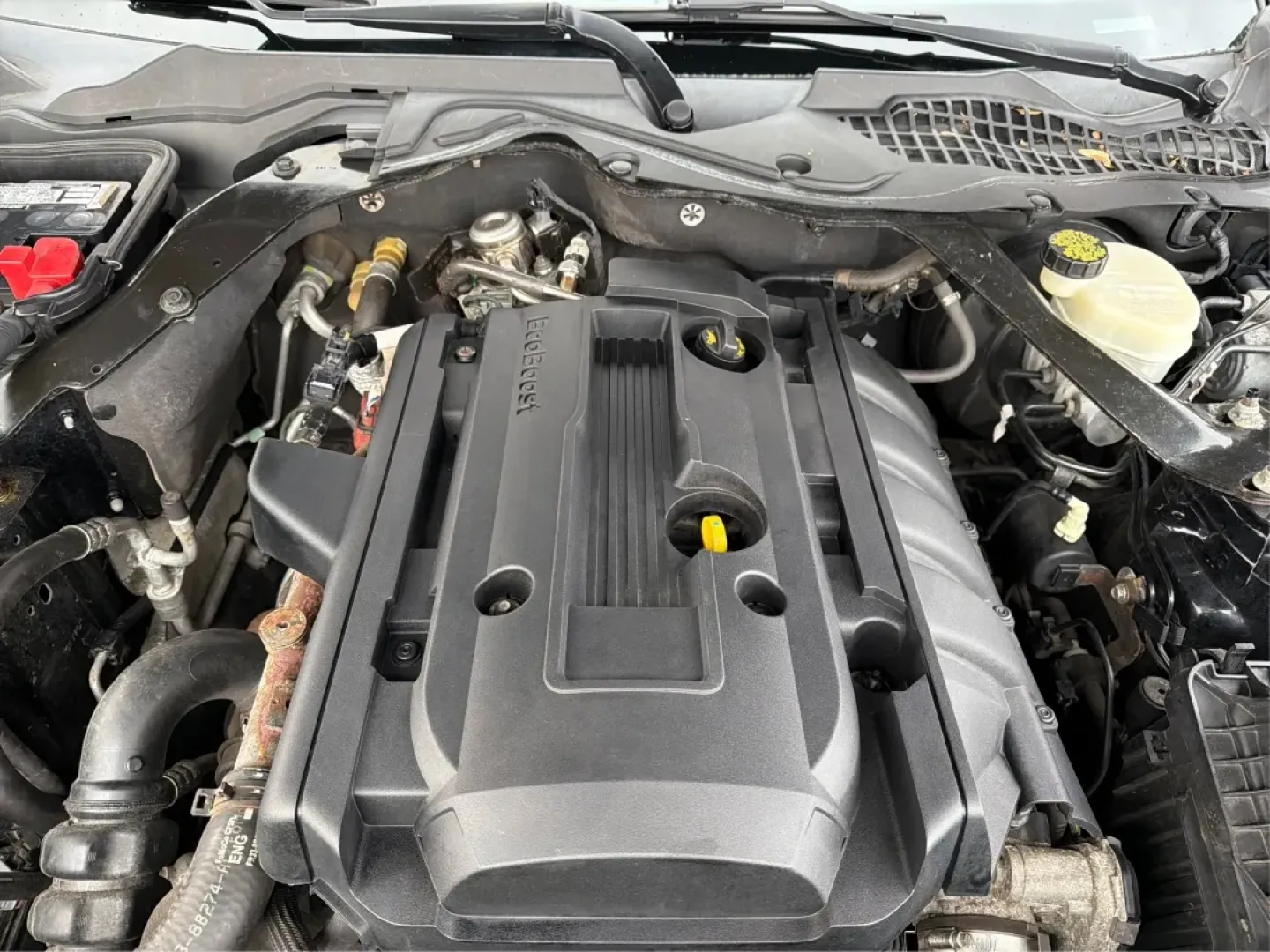 2015 Ford Mustang EcoBoost (1FA6P8TH2F5) with an EcoBoost 2.3L I-4 gasoline direct injection engine, located at 1951 S Dayton Lakeview Rd., New Carlisle, OH, 45344, (937) 908-9800, 39.890999, -84.050255 - **Experience the Thrill of the Open Road with this 2015 Ford Mustang EcoBoost!** <br /> <br /> Are you ready to elevate your driving experience? Whether you're looking for a weekend thrill, a stylish daily driver, or a statement-making vehicle for cruising around New Carlisle, OH, this 2015 Ford Mus - Photo#4