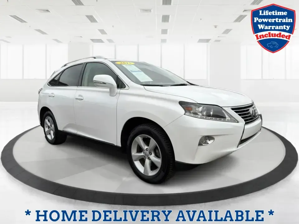 2015 Lexus RX 350 AWD (2T2BK1BA3FC) with an 3.5L V6 DOHC 24V engine, 6-Speed Automatic transmission, located at 8750 N County Rd 25A, Piqua, OH, 45356, (937) 908-9800, 40.164391, -84.232513 - Weekend road trips to Indian Lake, daily commutes down I75, and school-dropoff duty around Piqua all feel more comfortable when you're in a premium SUV that's built for real life. This 2015 Lexus RX 350 F Sport | Crafted Line in Ultra White brings the upscale ride and confident capability many Ohio - Photo#0