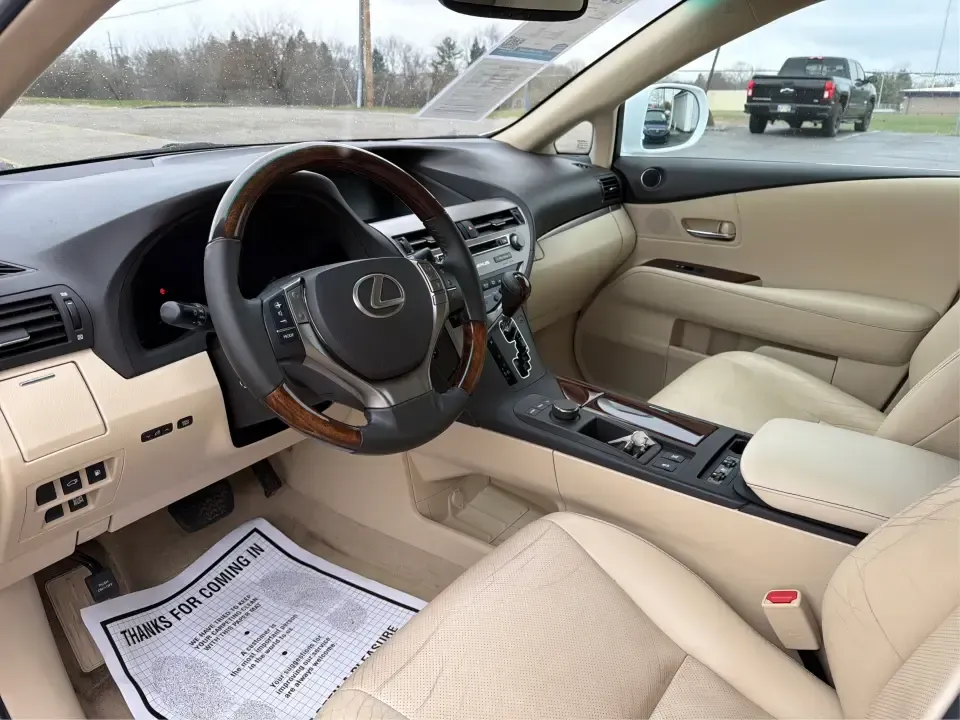 2015 Lexus RX 350 AWD (2T2BK1BA3FC) with an 3.5L V6 DOHC 24V engine, 6-Speed Automatic transmission, located at 8750 N County Rd 25A, Piqua, OH, 45356, (937) 908-9800, 40.164391, -84.232513 - Weekend road trips to Indian Lake, daily commutes down I75, and school-dropoff duty around Piqua all feel more comfortable when you're in a premium SUV that's built for real life. This 2015 Lexus RX 350 F Sport | Crafted Line in Ultra White brings the upscale ride and confident capability many Ohio - Photo#9