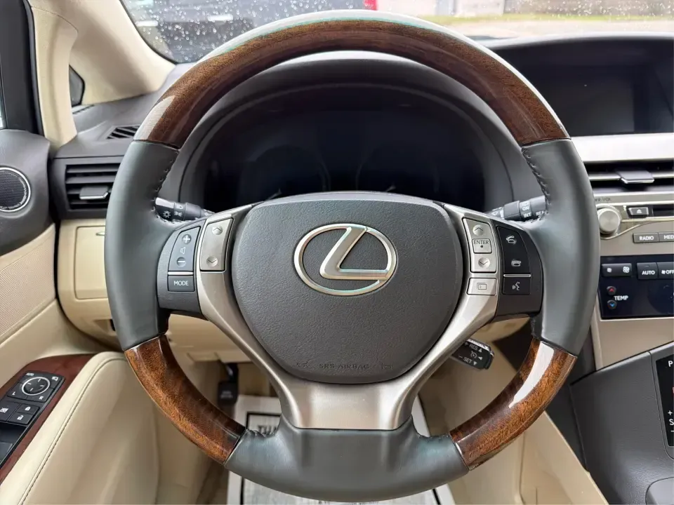 2015 Lexus RX 350 AWD (2T2BK1BA3FC) with an 3.5L V6 DOHC 24V engine, 6-Speed Automatic transmission, located at 8750 N County Rd 25A, Piqua, OH, 45356, (937) 908-9800, 40.164391, -84.232513 - Weekend road trips to Indian Lake, daily commutes down I75, and school-dropoff duty around Piqua all feel more comfortable when you're in a premium SUV that's built for real life. This 2015 Lexus RX 350 F Sport | Crafted Line in Ultra White brings the upscale ride and confident capability many Ohio - Photo#16