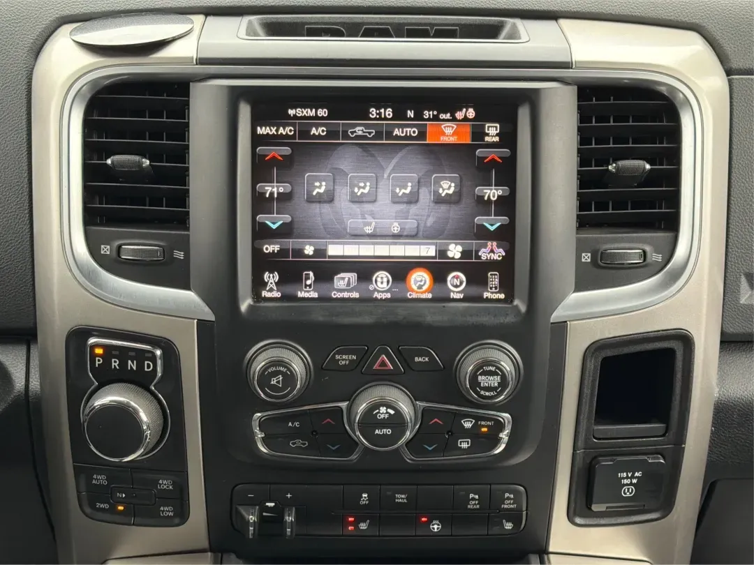 2016 Ram 1500 Big Horn (1C6RR7TTXGS) with an Other engine, located at 8750 N County Rd 25A, Piqua, OH, 45356, (937) 908-9800, 40.164391, -84.232513 - 2016 Ram 1500 Big Horn - Photo#12