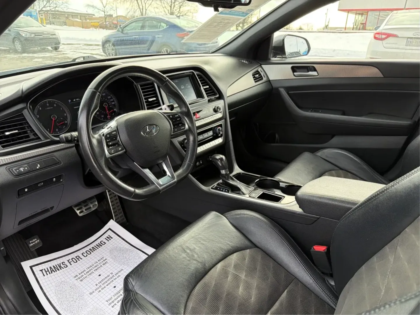 2018 Hyundai Sonata Sport (5NPE34AF6JH) with an 2.4L I-4 gasoline direct injection engine, located at 880 E. National Road, Vandalia, OH, 45377, (937) 908-9800, 39.891918, -84.183594 - **Discover the 2018 Hyundai Sonata Sport: Elevate Your Daily Commute in Style!**<br /> <br /> Are you seeking a vehicle that perfectly balances style, comfort, and reliability for your daily commute or family outings? Look no further than this stunning 2018 Hyundai Sonata Sport, available now at Adv - Photo#8