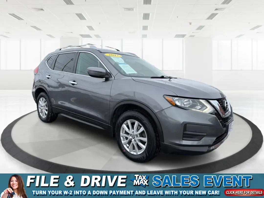 2017 Nissan Rogue SV (5N1AT2MV8HC) with an 2.5L I-4 DOHC engine, located at 1099 N County Rd 25A , Troy, OH, 45373, (937) 908-9800, 40.057079, -84.212883 - **Adventure Awaits with the 2017 Nissan Rogue SV Perfect for Growing Families!**<br /> <br /> Are you in search of a reliable SUV that fits your active lifestyle? Look no further than this 2017 Nissan Rogue SV, available now at Advantage Car and Credit - Troy! This spacious sport utility vehicle is - Photo#0