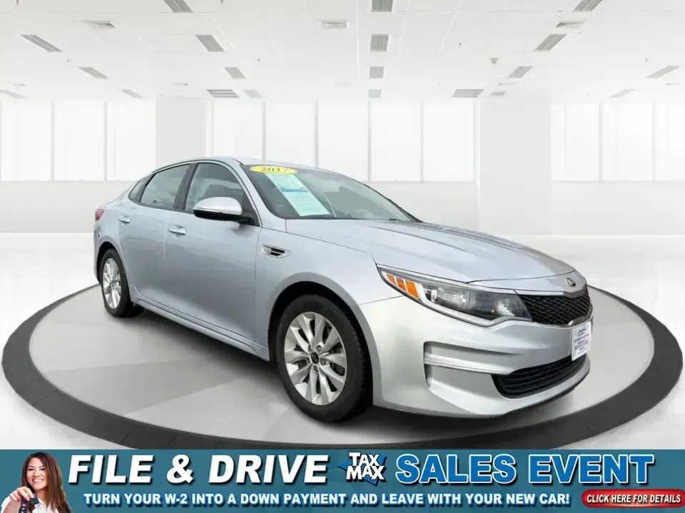 2017 Kia Optima LX (5XXGT4L31HG) with an Theta II 2.4L I-4 gasoline direct injection engine, 6A transmission, located at 880 E. National Road, Vandalia, OH, 45377, (937) 908-9800, 39.891918, -84.183594 - Are you ready to elevate your daily drive while embracing a lifestyle of convenience and reliability? Look no further than this stunning 2017 Kia Optima LX, available now at Advantage Car and Credit in Piqua, OH! This sedan is perfect for budget-conscious buyers seeking an efficient and stylish vehi - Photo#0