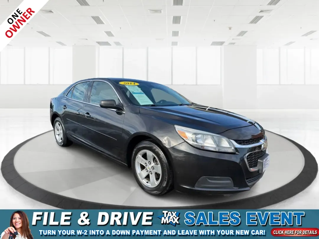 2014 Chevrolet Malibu 1LS (1G11B5SL3EF) with an ECOTEC 2.5L I-4 gasoline direct injection engine, located at 1230 East Main St, Xenia, OH, 45385, (937) 908-9800, 39.688026, -83.910172 - Discover the perfect blend of style, comfort, and performance with the 2014 Chevrolet Malibu 1LS, now available at Advantage Car and Credit in Xenia, OH! If you're seeking a dependable vehicle for your daily commute, weekend getaways, or family outings, this sedan is designed to meet your needs. Wit - Photo#0