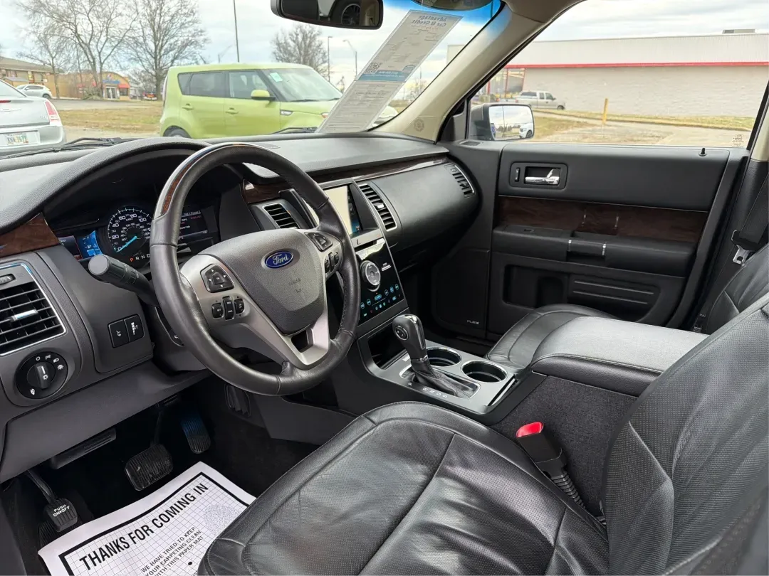 2014 Ford Flex Limited (2FMGK5D89EB) with an 3.5L V-6 DOHC engine, located at 401 Woodman Dr, Riverside, OH, 45431, (937) 908-9800, 39.760899, -84.123421 - Are you ready to upgrade your lifestyle with a reliable vehicle that accommodates both family adventures and daily commutes? Look no further than this stunning 2014 Ford Flex Limited, available now at Advantage Car and Credit in Moraine, OH. With its spacious interior, versatile cargo capacity, and - Photo#9