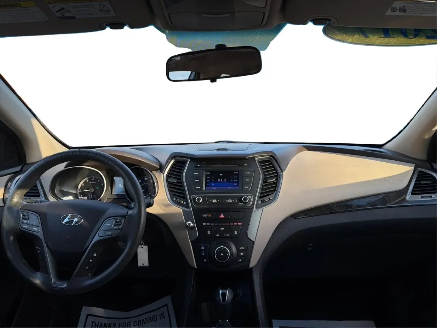 2017 Hyundai Santa Fe 2.4L (5NMZT3LBXHH) with an Theta II 2.4L I-4 gasoline direct injection engine, located at 880 E. National Road, Vandalia, OH, 45377, (937) 908-9800, 39.891918, -84.183594 - Discover your next adventure with the 2017 Hyundai Santa Fe, now available at Advantage Car and Credit in Vandalia, OH! This versatile SUV is perfect for families, commuters, and weekend adventurers alike. With seating for up to five and ample cargo space, it's ideal for everything from soccer pract - Photo#19