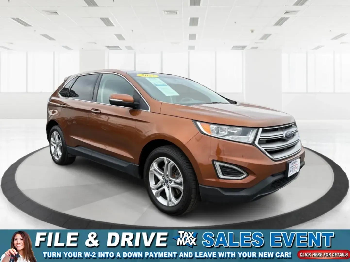 2017 Ford Edge Titanium (2FMPK4K93HB) with an 2.0L L4 DOHC 16V engine, 6A transmission, located at 880 E. National Road, Vandalia, OH, 45377, (937) 908-9800, 39.891918, -84.183594 - **Discover the Perfect Family SUV: 2017 Ford Edge Titanium at Advantage Car and Credit - Vandalia!** <br /> <br /> Are you ready to elevate your family adventures or daily commutes? The 2017 Ford Edge Titanium is the SUV that seamlessly combines style, comfort, and capability, making it a fantastic - Photo#0