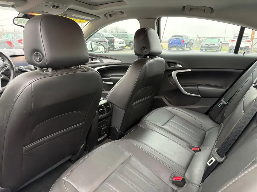 2016 Buick Regal Turbo Premium II (2G4GS5GX7G9) with an 2L I-4 gasoline direct injection engine, located at 8750 N County Rd 25A, Piqua, OH, 45356, (937) 908-9800, 40.164391, -84.232513 - **Discover the Perfect Blend of Luxury and Affordability with This 2016 Buick Regal at Advantage Car and Credit Piqua!**<br /> <br /> Are you in the market for a sophisticated sedan that effortlessly combines style, comfort, and performance? Look no further than this stunning 2016 Buick Regal Turbo - Photo#10