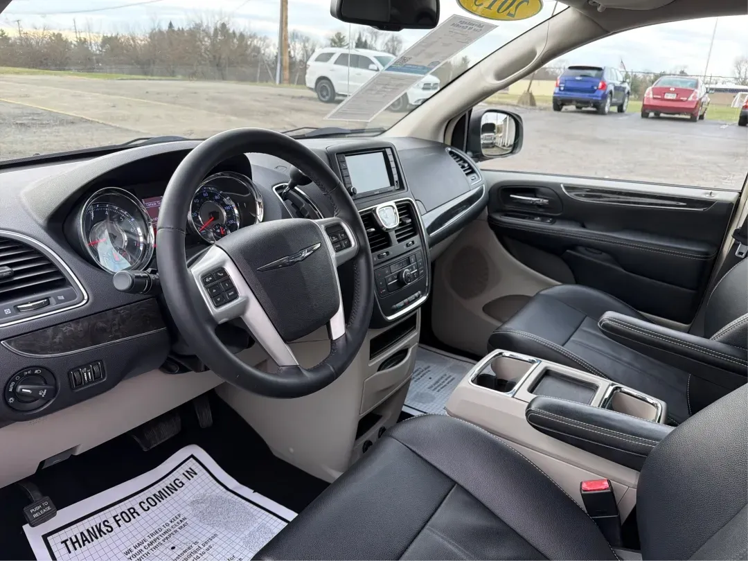 2015 Chrysler Town and Country Touring (2C4RC1BG4FR) with an 3.6L V-6 DOHC engine, located at 8750 N County Rd 25A, Piqua, OH, 45356, (937) 908-9800, 40.164391, -84.232513 - If you're searching for the perfect family vehicle that combines spaciousness, comfort, and advanced features, look no further than the 2015 Chrysler Town and Country Touring van available at Advantage Car and Credit in Piqua, OH. This passenger van is an ideal solution for growing families who ne - Photo#9