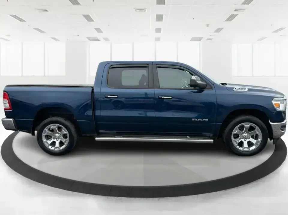 2019 Ram 1500 Big Horn/Lone Star Crew Cab 4x4 5'7 Box (1C6SRFFT9KN) with an 5.7L V8 OHV 16V engine, 8A transmission, located at 8750 N County Rd 25A, Piqua, OH, 45356, (937) 908-9800, 40.164391, -84.232513 - **Unleash Your Adventure with This 2019 Ram 1500 Big Horn/Lone Star Crew Cab in Patriot Blue Pearlcoat!**<br /> <br /> Are you ready to elevate your lifestyle with a truck that can handle both your daily commute and weekend adventures? This 2019 Ram 1500 Big Horn/Lone Star Crew Cab is the perfect co - Photo#1