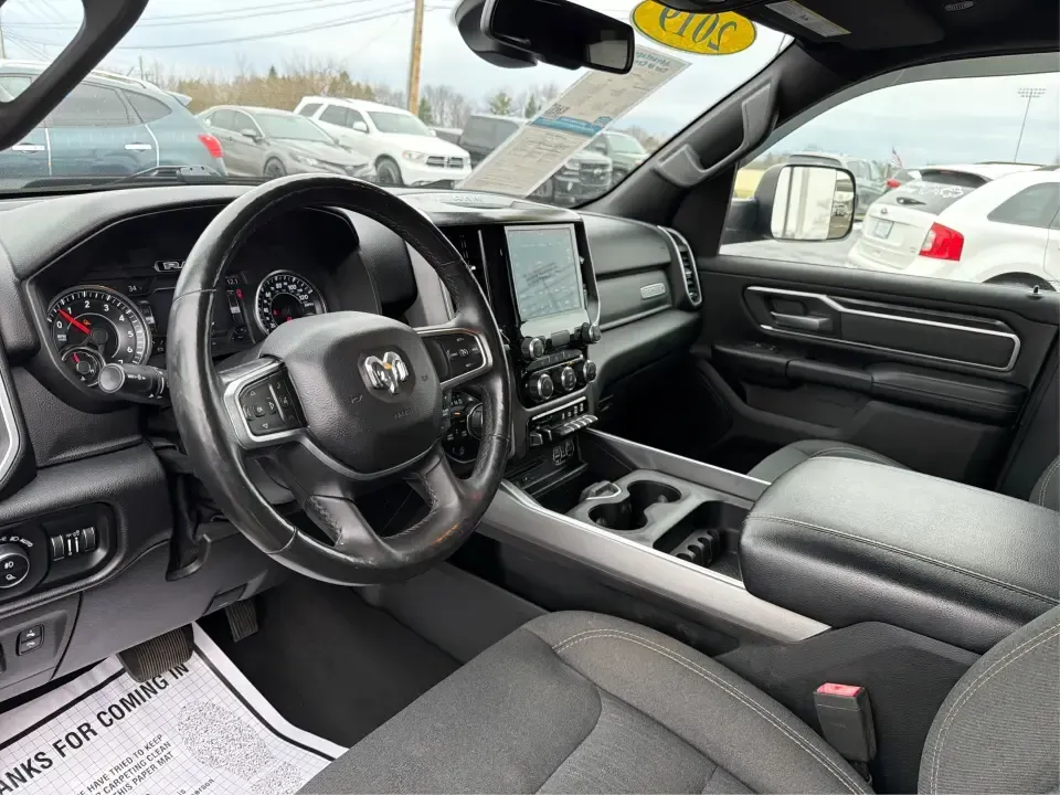 2019 Ram 1500 Big Horn/Lone Star Crew Cab 4x4 5'7 Box (1C6SRFFT9KN) with an 5.7L V8 OHV 16V engine, 8A transmission, located at 8750 N County Rd 25A, Piqua, OH, 45356, (937) 908-9800, 40.164391, -84.232513 - **Unleash Your Adventure with This 2019 Ram 1500 Big Horn/Lone Star Crew Cab in Patriot Blue Pearlcoat!**<br /> <br /> Are you ready to elevate your lifestyle with a truck that can handle both your daily commute and weekend adventures? This 2019 Ram 1500 Big Horn/Lone Star Crew Cab is the perfect co - Photo#9