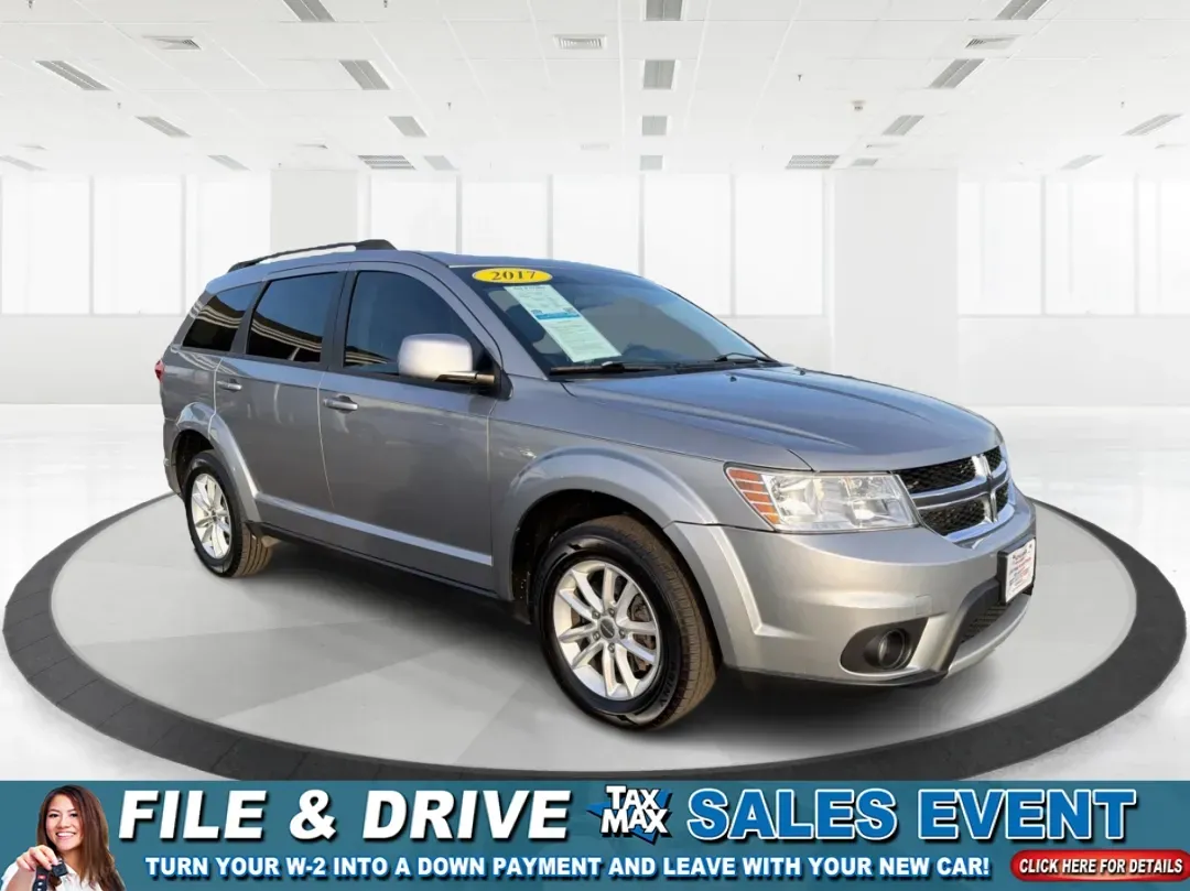 2017 Dodge Journey SXT AWD (3C4PDDBGXHT) with an Pentastar 3.6L V-6 DOHC engine, located at 880 E. National Road, Vandalia, OH, 45377, (937) 908-9800, 39.891918, -84.183594 - Are you ready to elevate your family adventures or tackle your daily commutes with style and confidence? Look no further than this exceptional **2017 Dodge Journey SXT AWD**. Perfectly suited for growing families or those who crave weekend getaways, this SUV combines versatility, comfort, and perfor - Photo#0