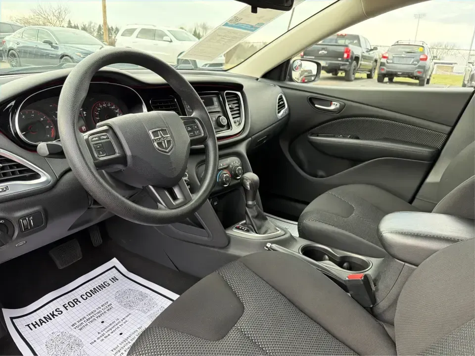 2016 Dodge Dart SXT Sport (1C3CDFFA1GD) with an MultiAir 2L I-4 DOHC engine, Automatic transmission, located at 1951 S Dayton Lakeview Rd., New Carlisle, OH, 45344, (937) 908-9800, 39.890999, -84.050255 - 2016 Dodge Dart SXT Sport - Photo#9