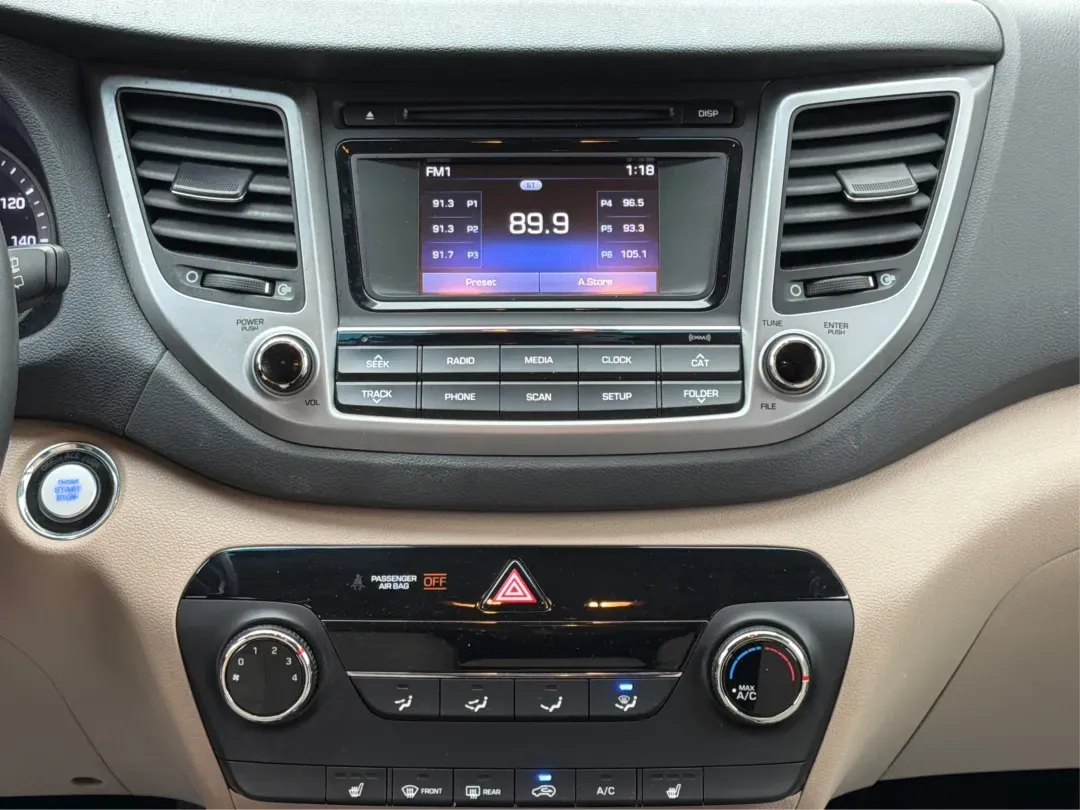 2016 Hyundai Tucson Sport (KM8J3CA26GU) with an 1.6L I-4 gasoline direct injection engine, located at 1230 East Main St, Xenia, OH, 45385, (937) 908-9800, 39.688026, -83.910172 - Discover a world of adventure with the 2016 Hyundai Tucson Sport, the perfect SUV for active families and weekend explorers alike! With its stylish Dazzling White exterior and spacious interior, this vehicle is designed for those who crave both comfort and versatility. Whether you're navigating thro - Photo#13