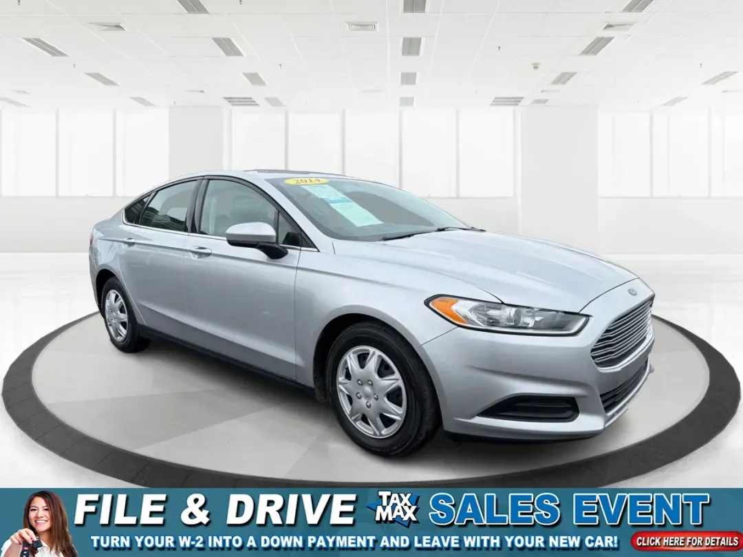 2014 Ford Fusion S (3FA6P0G70ER) with an 2.5L L4 DOHC 16V engine, located at 1951 S Dayton Lakeview Rd., New Carlisle, OH, 45344, (937) 908-9800, 39.890999, -84.050255 - 2014 Ford Fusion S - Photo#0