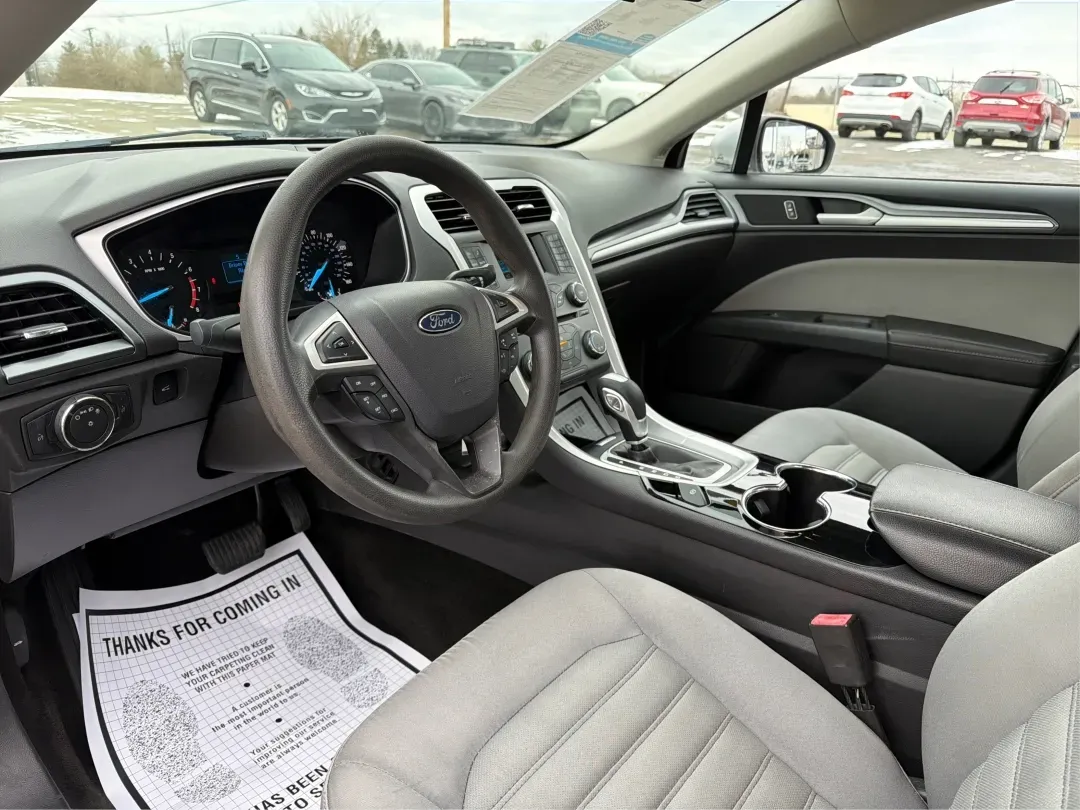 2014 Ford Fusion S (3FA6P0G70ER) with an 2.5L L4 DOHC 16V engine, located at 1951 S Dayton Lakeview Rd., New Carlisle, OH, 45344, (937) 908-9800, 39.890999, -84.050255 - 2014 Ford Fusion S - Photo#9