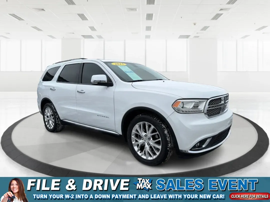 2015 Dodge Durango Citadel (1C4RDHEG2FC) with an Other engine, located at 1184 Kauffman Ave, Fairborn, OH, 45324, (937) 908-9800, 39.807072, -84.030914 - **Unleash Adventure with the 2015 Dodge Durango Citadel Perfect for Family Road Trips!**<br /> <br /> Are you ready to take your family on unforgettable adventures? The 2015 Dodge Durango Citadel is designed for those who love the open road and the comfort of a spacious SUV. With its sleek Bright W - Photo#0