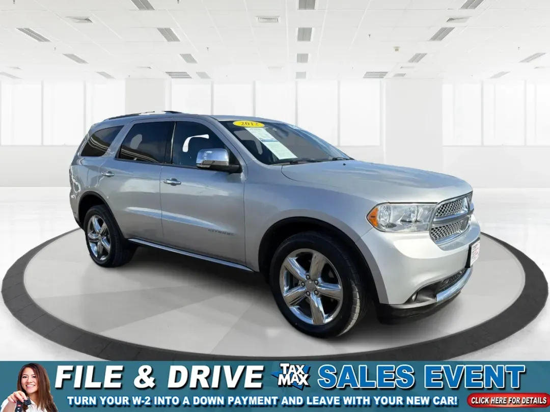 2012 Dodge Durango Citadel (1C4SDJET7CC) with an Other engine, located at 880 E. National Road, Vandalia, OH, 45377, (937) 908-9800, 39.891918, -84.183594 - **Experience Adventure and Comfort: 2012 Dodge Durango Citadel for Sale at Advantage Car and Credit - Moraine**<br /> <br /> If you are searching for the perfect SUV that combines rugged capability with luxurious comfort, look no further than the 2012 Dodge Durango Citadel. This vehicle is ideal for - Photo#0