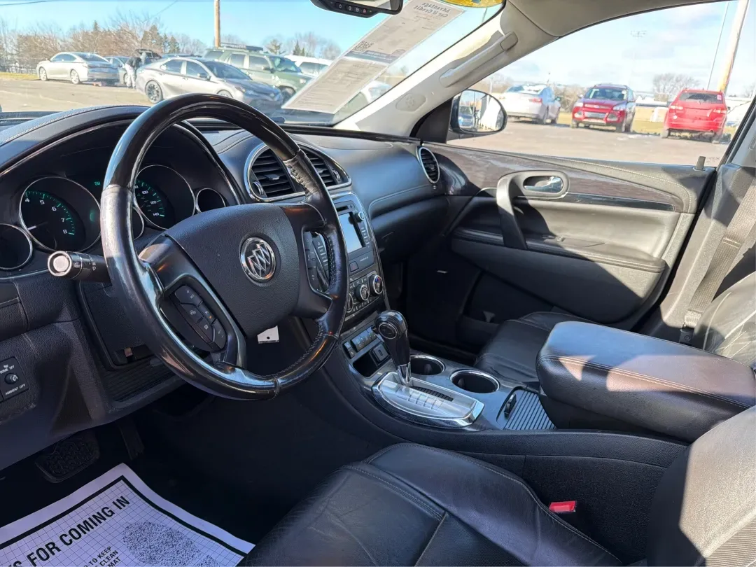 2017 Buick Enclave Leather (5GAKVBKD5HJ) with an 3.6L V-6 gasoline direct injection engine, located at 8750 N County Rd 25A, Piqua, OH, 45356, (937) 908-9800, 40.164391, -84.232513 - **Experience Adventure and Comfort with the 2017 Buick Enclave at Advantage Car and Credit - Piqua!**<br /> <br /> Are you ready to elevate your family road trips or daily commutes with a vehicle that combines sophistication, comfort, and reliability? Look no further than this stunning 2017 Buick En - Photo#9