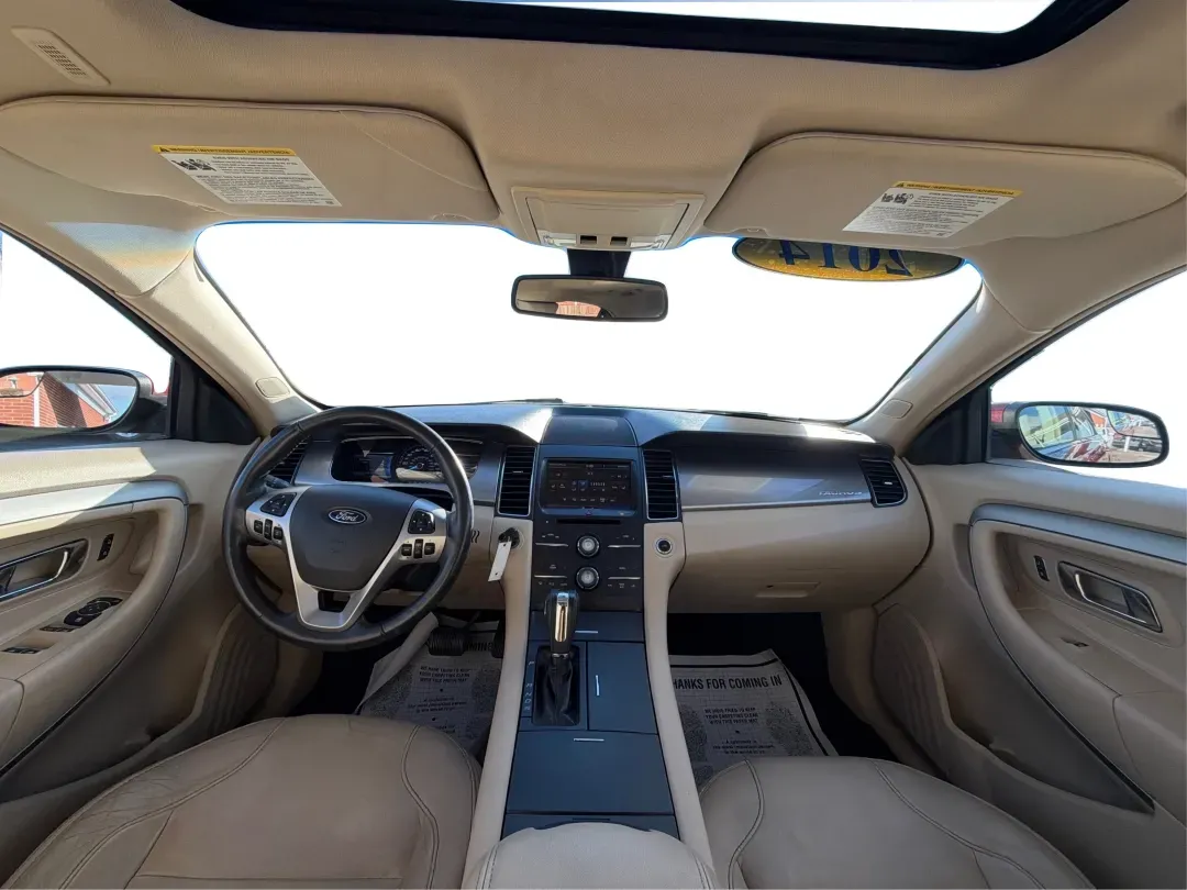 2014 Ford Taurus SEL (1FAHP2E85EG) with an EcoBoost 2L I-4 gasoline direct injection engine, located at 1230 East Main St, Xenia, OH, 45385, (937) 908-9800, 39.688026, -83.910172 - 2014 Ford Taurus SEL - Photo#22