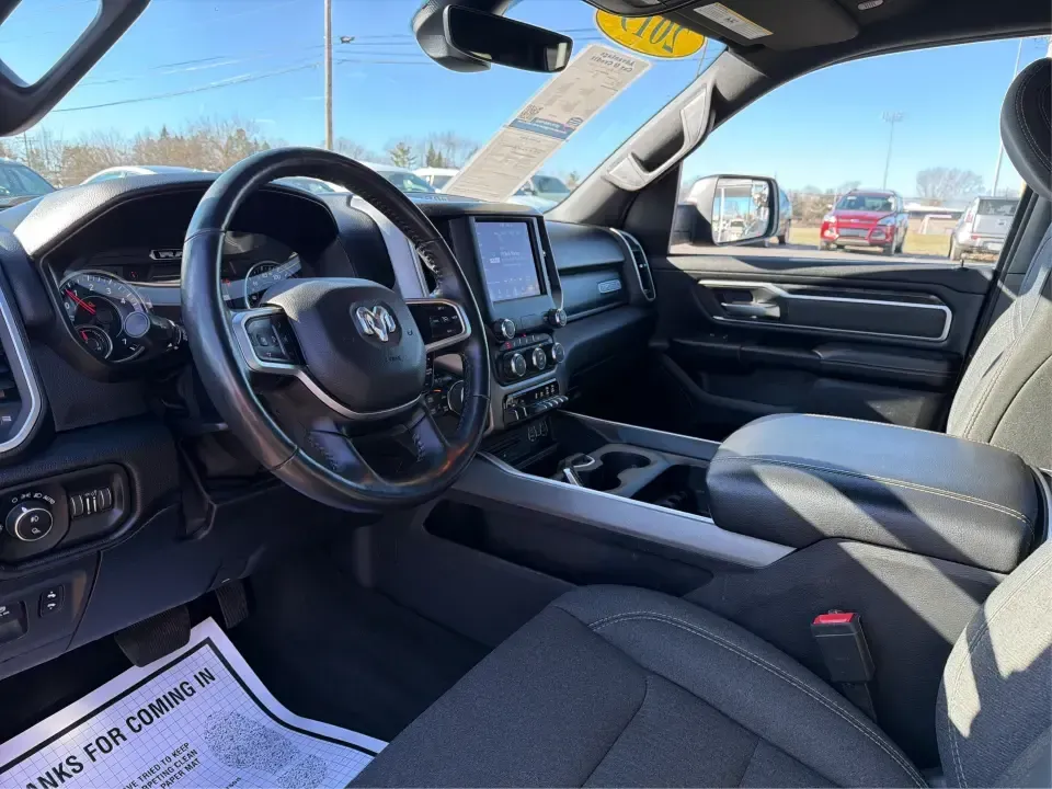 2019 Ram 1500 Big Horn/Lone Star Crew Cab 4x4 5'7 Box (1C6SRFFT2KN) with an 5.7L V8 OHV 16V engine, 8A transmission, located at 1951 S Dayton Lakeview Rd., New Carlisle, OH, 45344, (937) 908-9800, 39.890999, -84.050255 - **Experience the Ultimate Adventure with the 2019 Ram 1500 Big Horn/Lone Star Crew Cab 4x4!**<br /> <br /> If you're searching for a truck that seamlessly blends rugged capability with everyday practicality, look no further than the 2019 Ram 1500 Big Horn/Lone Star Crew Cab 4x4, available now at Adv - Photo#9