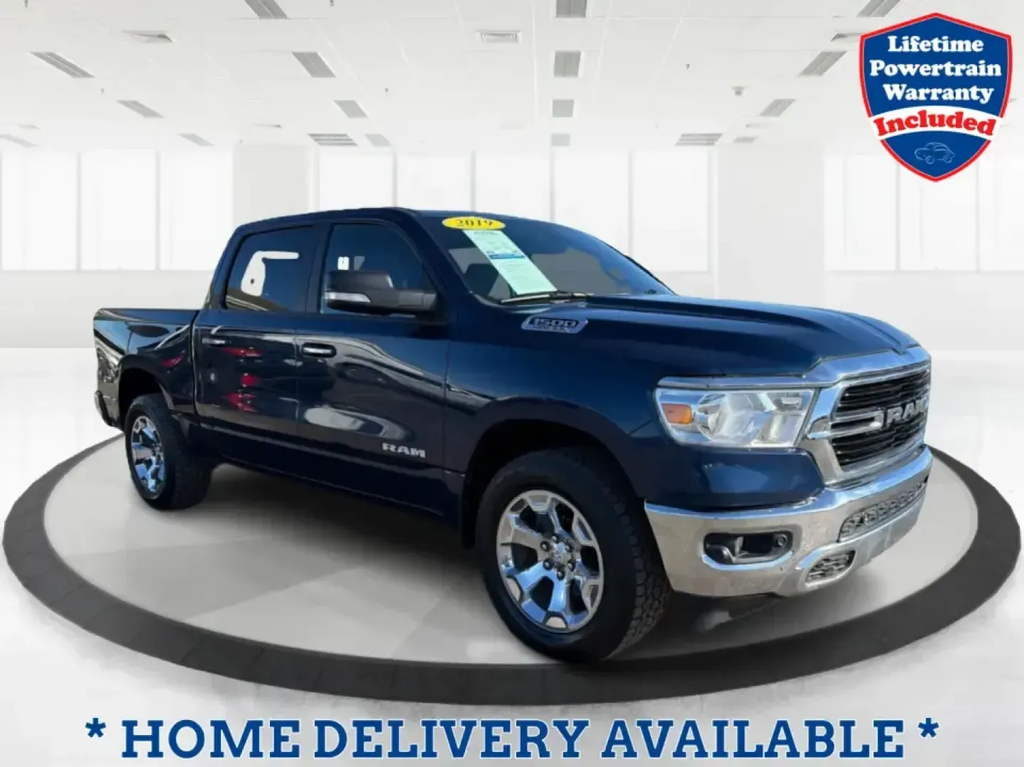 2019 Ram 1500 Big Horn/Lone Star Crew Cab 4x4 5'7 Box (1C6SRFFT2KN) with an 5.7L V8 OHV 16V engine, 8A transmission, located at 880 E. National Road, Vandalia, OH, 45377, (937) 908-9800, 39.891918, -84.183594 - **Experience the Ultimate Adventure with the 2019 Ram 1500 Big Horn/Lone Star Crew Cab 4x4!**<br /> <br /> If you're searching for a truck that seamlessly blends rugged capability with everyday practicality, look no further than the 2019 Ram 1500 Big Horn/Lone Star Crew Cab 4x4, available now at Adv - Photo#0