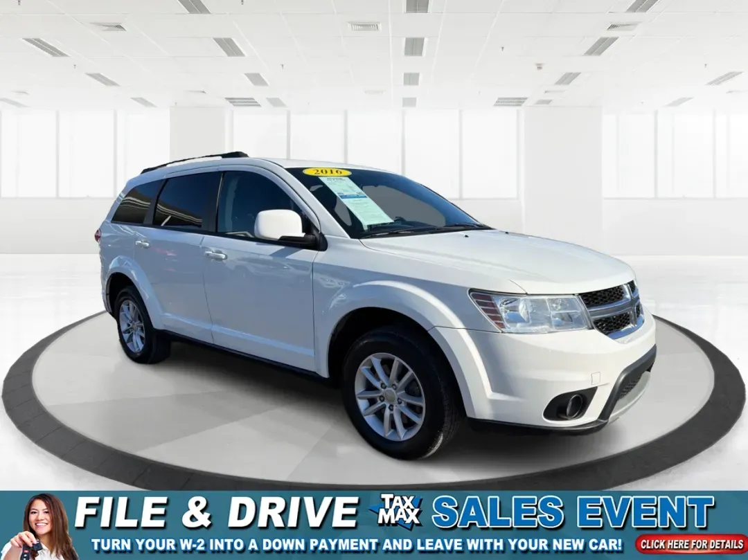 2016 Dodge Journey SXT (3C4PDCBG8GT) with an Other engine, located at 1230 East Main St, Xenia, OH, 45385, (937) 908-9800, 39.688026, -83.910172 - 2016 Dodge Journey SXT - Photo#0