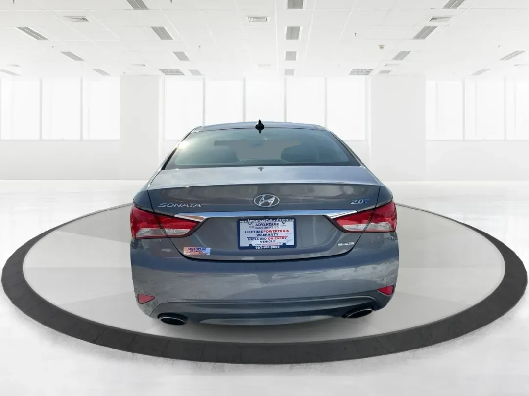 2014 Hyundai Sonata Limited 2.0T (5NPEC4AB3EH) with an 2L I-4 gasoline direct injection engine, located at 1951 S Dayton Lakeview Rd., New Carlisle, OH, 45344, (937) 908-9800, 39.890999, -84.050255 - Are you in search of the perfect blend of style, performance, and reliability for your daily commutes or family outings? Look no further! At Advantage Car and Credit in New Carlisle, OH, we proudly present this stunning 2014 Hyundai Sonata Limited 2.0T, a sedan designed for those who appreciate both - Photo#3