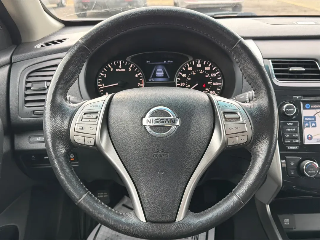 2015 Nissan Altima 2.5 SL (1N4AL3AP4FC) with an 2.5L I-4 DOHC engine, located at 401 Woodman Dr, Riverside, OH, 45431, (937) 908-9800, 39.760899, -84.123421 - Picture your next week going smoother: a comfortable sedan for the daily drive down I-675, an easy run to The Greene for errands, and a relaxed weekend cruise along the river near Eastwood MetroPark-all without stretching your budget. This 2015 Nissan Altima 2.5 SL in Storm is a smart fit for commut - Photo#16