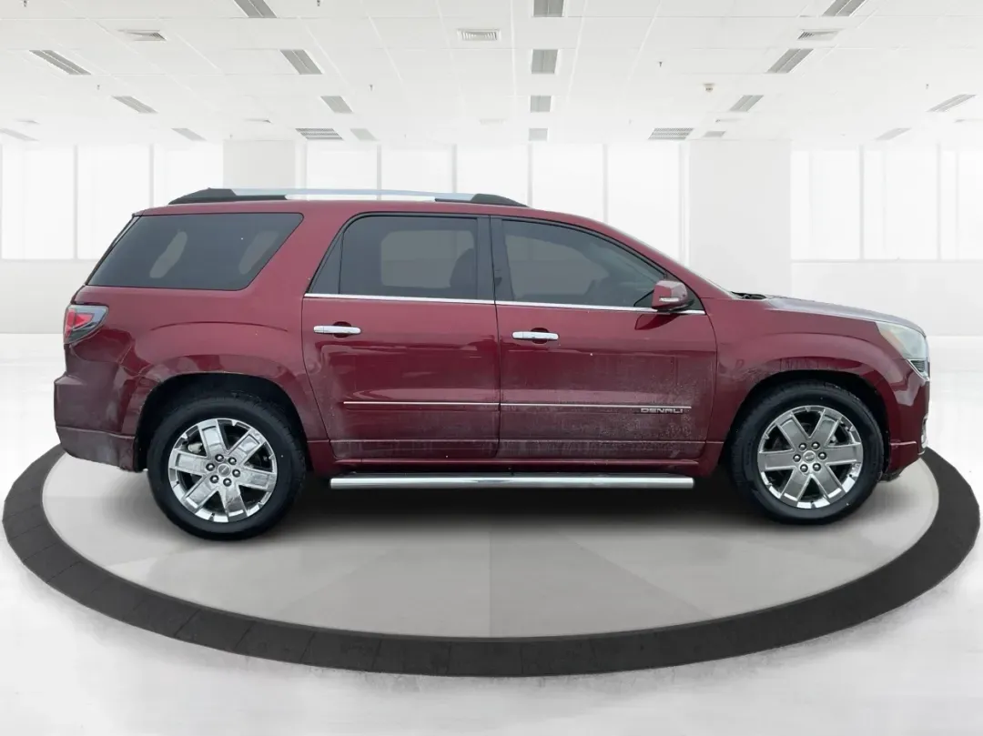 2016 GMC Acadia Denali (1GKKRTKD1GJ) with an 3.6L V-6 gasoline direct injection engine, located at 880 E. National Road, Vandalia, OH, 45377, (937) 908-9800, 39.891918, -84.183594 - Road-trip ready for the whole crew and comfortable enough for the daily grind, this 2016 GMC Acadia Denali is the kind of SUV that fits real life-school drop-offs, long commutes to Dayton, weekend runs up I75, and family getaways with luggage, snacks, and everyone's gear. Finished in eye-catching Cr - Photo#1