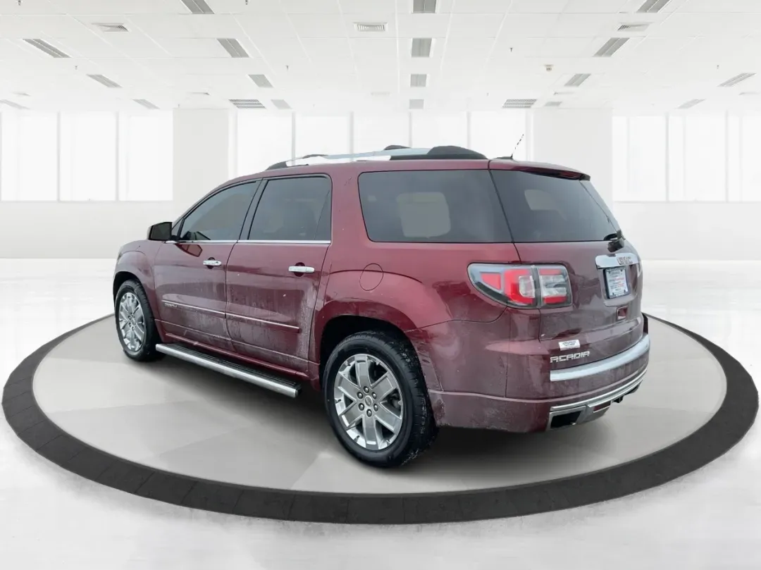 2016 GMC Acadia Denali (1GKKRTKD1GJ) with an 3.6L V-6 gasoline direct injection engine, located at 880 E. National Road, Vandalia, OH, 45377, (937) 908-9800, 39.891918, -84.183594 - Road-trip ready for the whole crew and comfortable enough for the daily grind, this 2016 GMC Acadia Denali is the kind of SUV that fits real life-school drop-offs, long commutes to Dayton, weekend runs up I75, and family getaways with luggage, snacks, and everyone's gear. Finished in eye-catching Cr - Photo#3