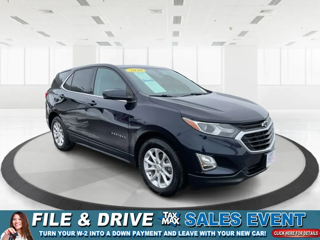 2020 Chevrolet Equinox FWD LT 1.5L Turbo (3GNAXKEV3LS) with an 1.5L I-4 gasoline direct injection engine, located at 880 E. National Road, Vandalia, OH, 45377, (937) 908-9800, 39.891918, -84.183594 - Picture your next week: a smooth I75 commute, school drop-offs with room for backpacks and groceries, and an easy weekend escape to the National Museum of the U.S. Air Force-without driving something bulky or hard on fuel. This 2020 Chevrolet Equinox LT is the kind of practical, comfortable SUV that - Photo#0