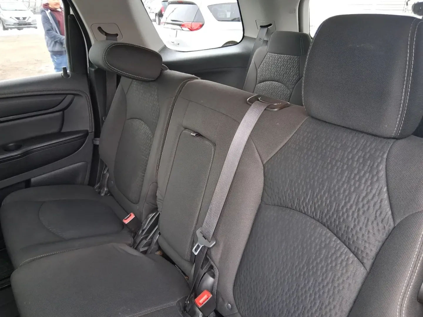 2015 GMC Acadia SLE-1 (1GKKRNED4FJ) with an 3.6L V-6 gasoline direct injection engine, 6-Speed Automatic transmission, located at 1184 Kauffman Ave, Fairborn, OH, 45324, (937) 908-9800, 39.807072, -84.030914 - If your week is a mix of school drop-offs, Wright-Patterson AFB commutes, and weekend getaways to Yellow Springs, this 2015 GMC Acadia SLE-1 is the kind of SUV that fits real life-roomy for passengers, practical for cargo, and comfortable enough for long stretches on I-675 or US-35.<br /> <br /> Ava - Photo#10