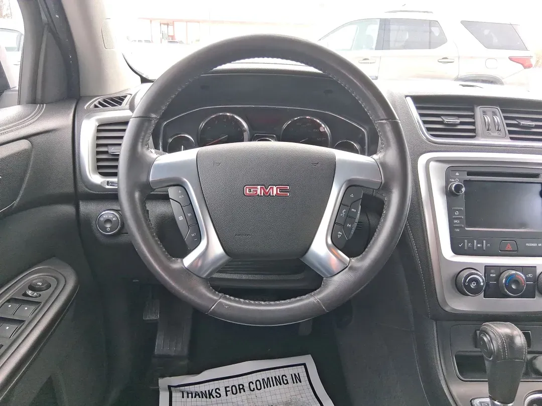 2015 GMC Acadia SLE-1 (1GKKRNED4FJ) with an 3.6L V-6 gasoline direct injection engine, located at 1184 Kauffman Ave, Fairborn, OH, 45324, (937) 908-9800, 39.807072, -84.030914 - If your week is a mix of school drop-offs, Wright-Patterson AFB commutes, and weekend getaways to Yellow Springs, this 2015 GMC Acadia SLE-1 is the kind of SUV that fits real life-roomy for passengers, practical for cargo, and comfortable enough for long stretches on I-675 or US-35.<br /> <br /> Ava - Photo#16