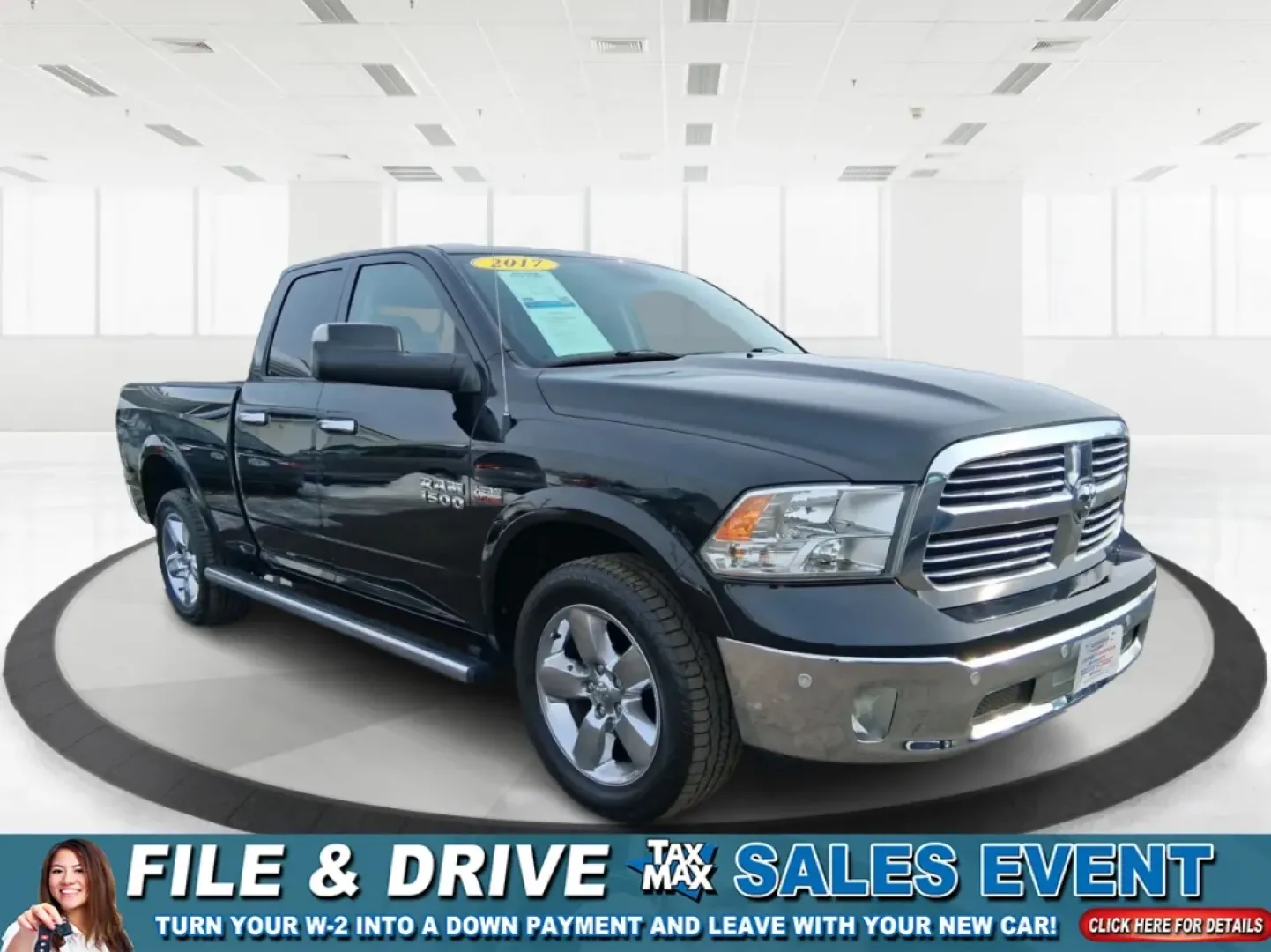 2017 Ram 1500 Big Horn Quad Cab 4x4 6'4 Box (1C6RR7GT3HS) with an 5.7L V8 OHV 16V engine, 8A transmission, located at 8750 N County Rd 25A, Piqua, OH, 45356, (937) 908-9800, 40.164391, -84.232513 - Need a truck that can handle Ohio winters, weekend projects, and the kind of road trips that start with a full cooler and end at Indian Lake? This 2017 Ram 1500 Big Horn Quad Cab 4x4 is built for real life-commuters who want confidence in bad weather, families who need space for everyone's gear, and - Photo#0