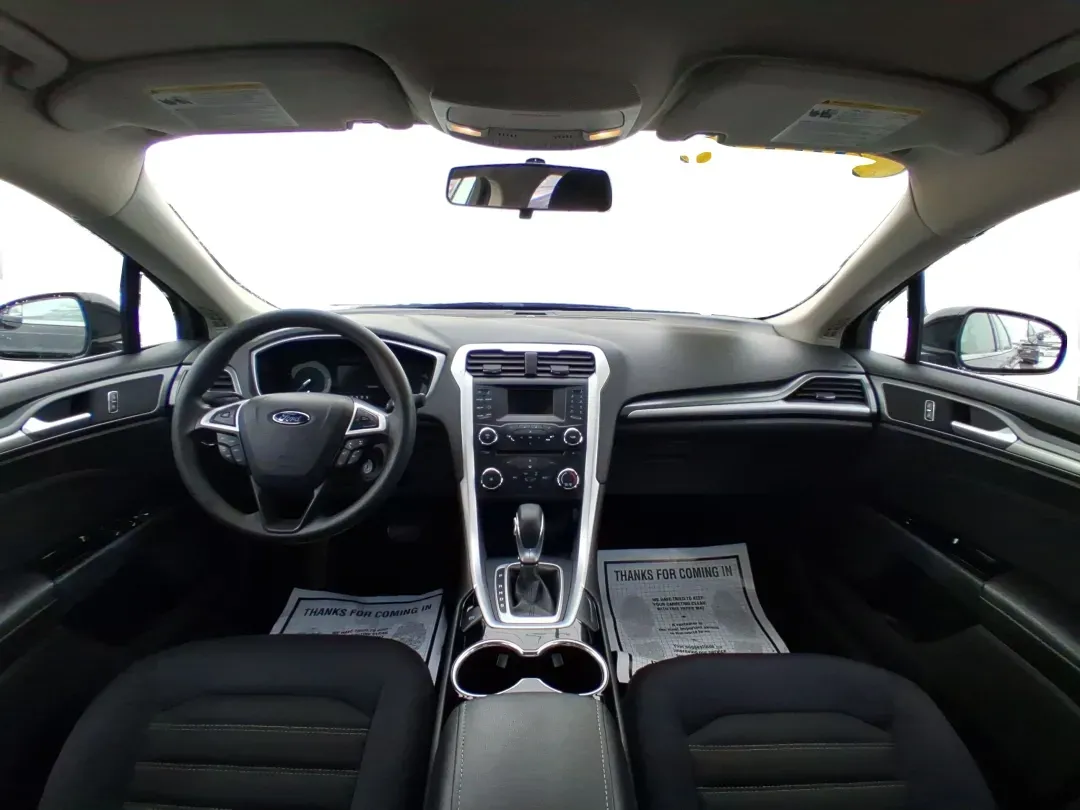 2014 Ford Fusion SE (1FA6P0H77E5) with an 2.5L L4 DOHC 16V engine, Automatic transmission, located at 880 E. National Road, Vandalia, OH, 45377, (937) 908-9800, 39.891918, -84.183594 - Need a dependable sedan for the daily commute up I75, school drop-offs around Vandalia-Butler City Schools, and comfortable weekend drives to the National Museum of the U.S. Air Force? This 2014 Ford Fusion SE is built for real life-smooth on longer stretches of E. National Road, easy to park for er - Photo#22